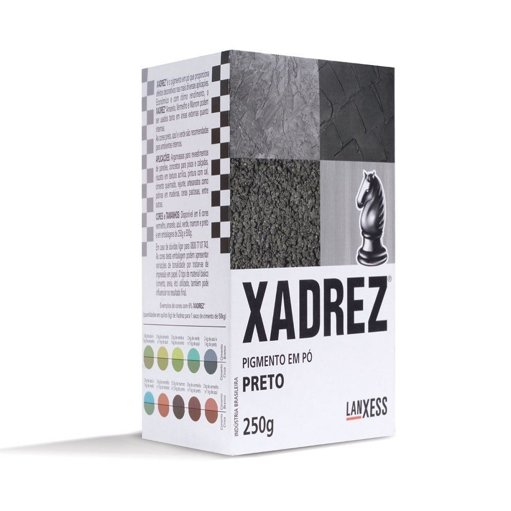 Pigmento Pó Xadrez Preto 250g | 67326