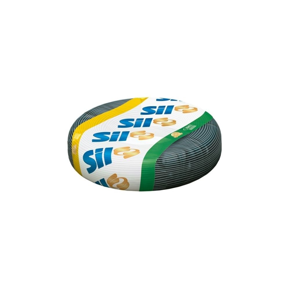 Fio Cabo Flexível SIL - 6,0 Preto 100m | 3020002