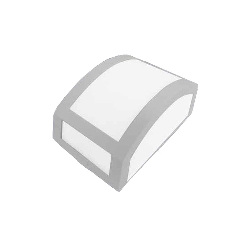 Arandela Ideal Policarbonato para 1E27 4236 Branca 3423