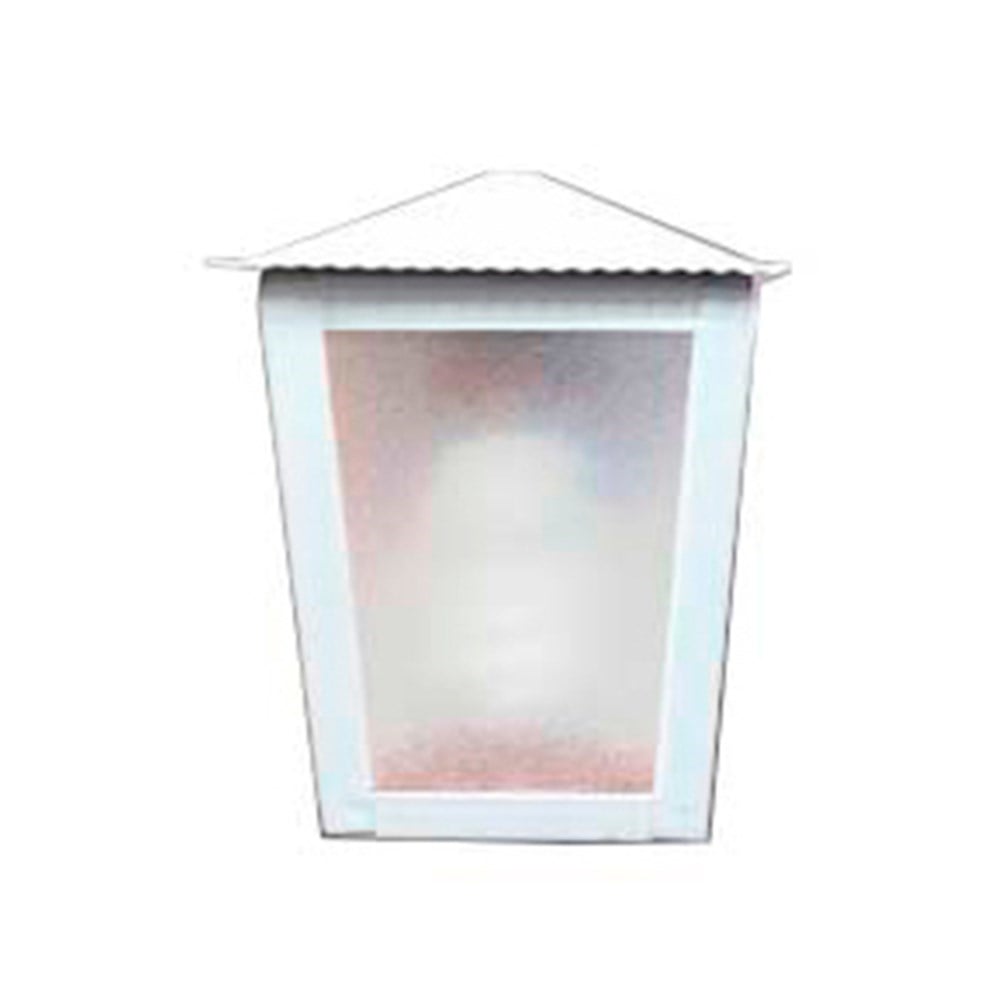 Arandela Ideal Aço Quadrada sem Branco L15 Branca 4903
