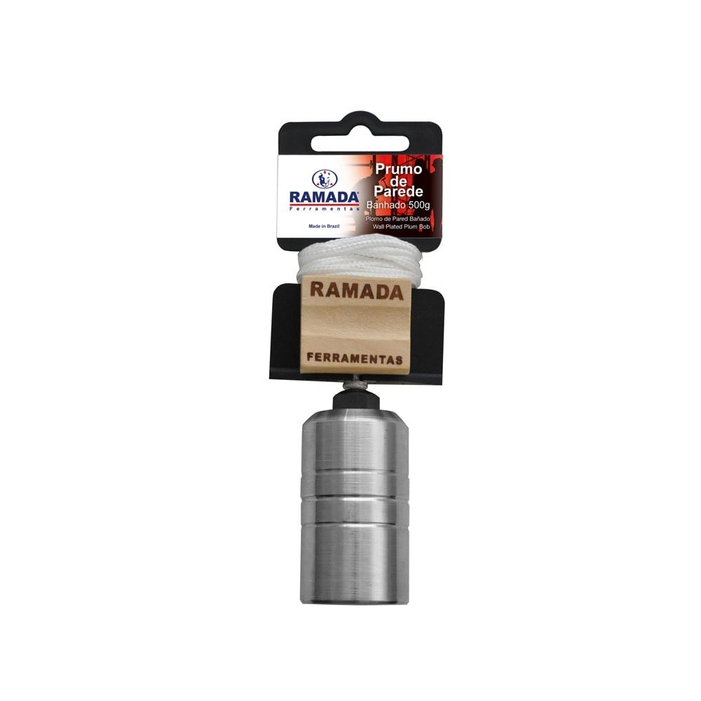 Prumo Aço Polido Ramada N.4 750g 1464
