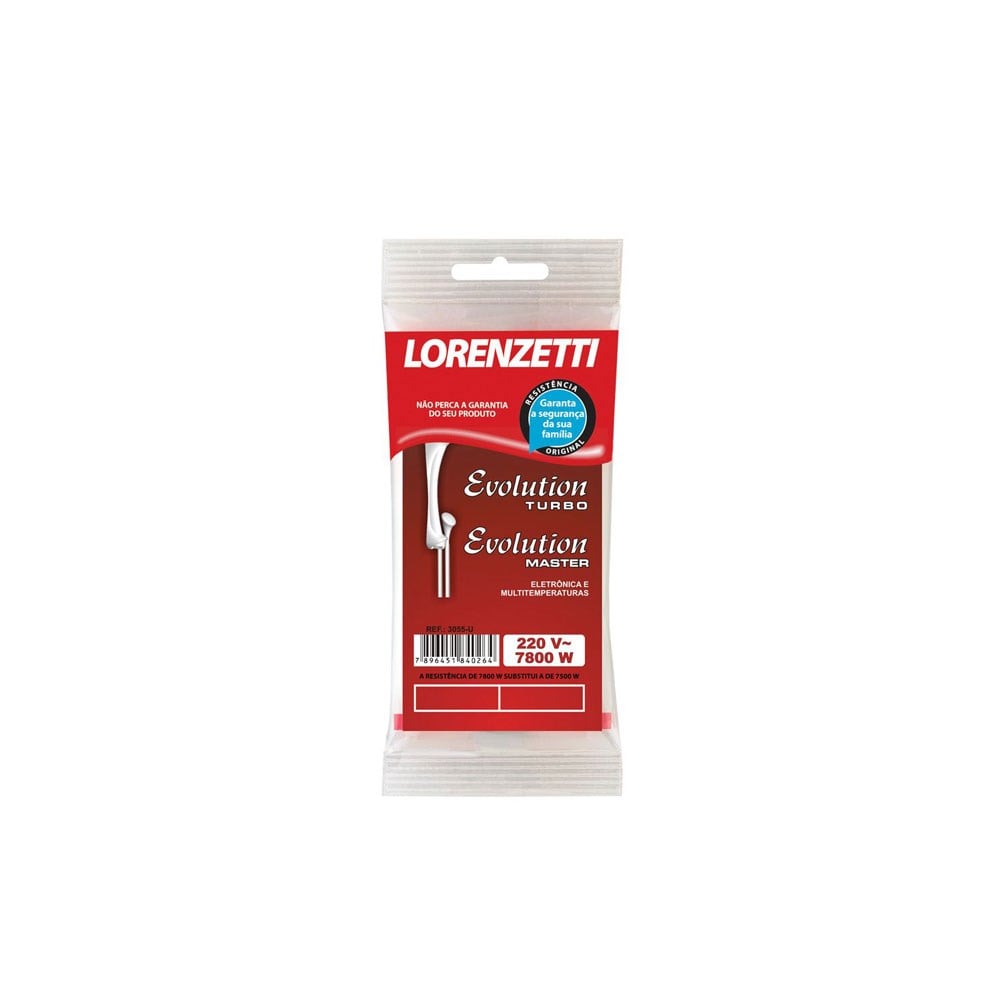 Resistência Lorenzetti Evolution Turbo/Master 220V 7500W 3055U 7589063